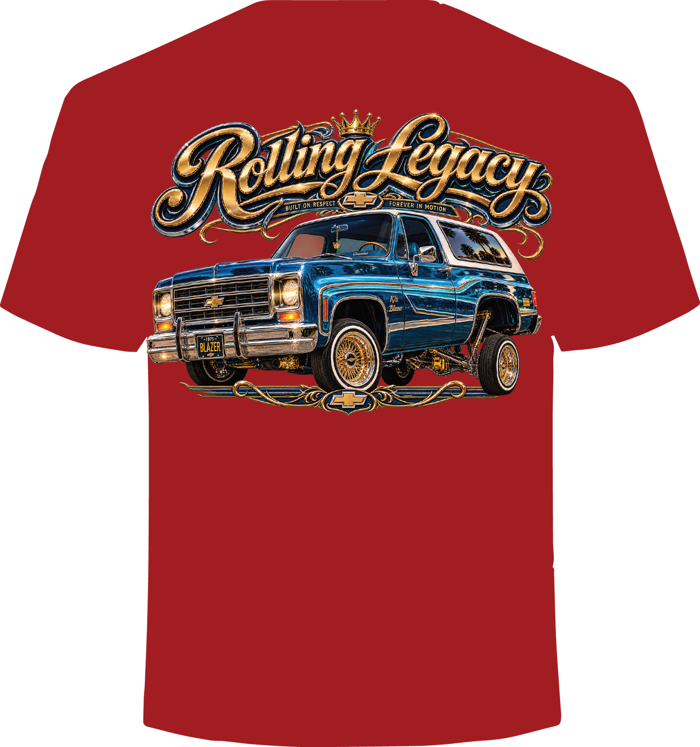 Rolling Legacy – Classic Blazer Lowrider Tee