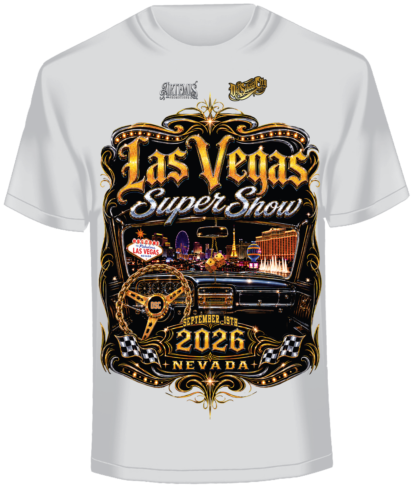 LAS VEGAS, NAVADA 2026 SUPER SHOW EVENT T-SHIRT DASH VIEW
