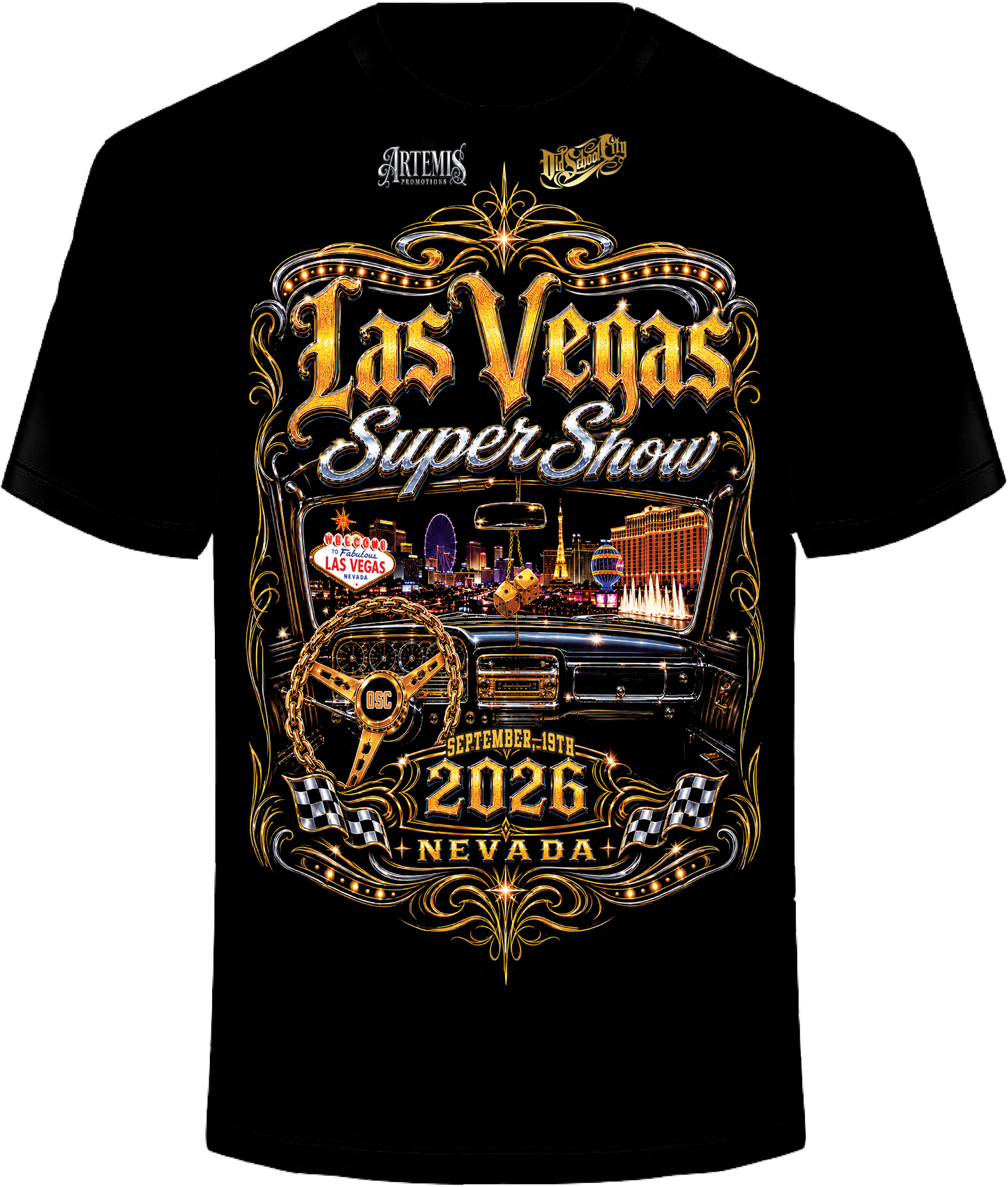LAS VEGAS, NAVADA 2026 SUPER SHOW EVENT T-SHIRT DASH VIEW