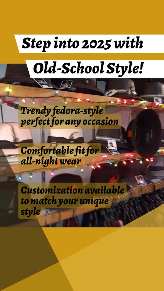 Original Center crease straw lowrider brim